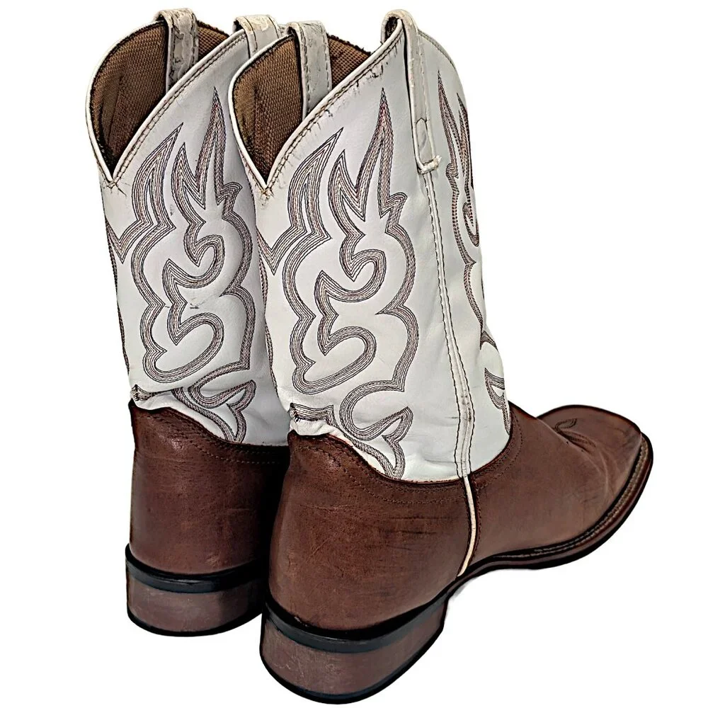 Laredo 7891 Men's Lodi Collection Stockman Boot with Redwood Cowhide Size 13D - Picture 7 of 10